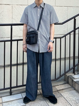「VINTAGE（ヴィンテージ）のアイテム」を使った、すとさん（メンズ・172cm）の夏コーディネート