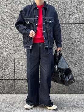 「CONVERSE（コンバース）のアイテム」を使った、すとさん（メンズ・172cm）の春コーディネート