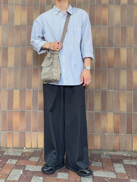 「Steven Alan（スティーブンアラン）のアイテム」を使った、すとさん（メンズ・172cm）の秋コーディネート