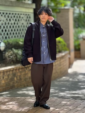 「Adawat'n Tuareg（アダワットトゥアレグ）のAdawat’n Tuareg / シルバー ブレスレット P」を使った、ゆっきーさんのコーディネート