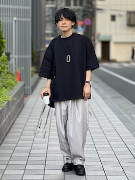 「アイテム（アナログ腕時計）」を使った、ゆっきーさん（骨格ウェーブ・メンズ・165cm）の春コーディネート