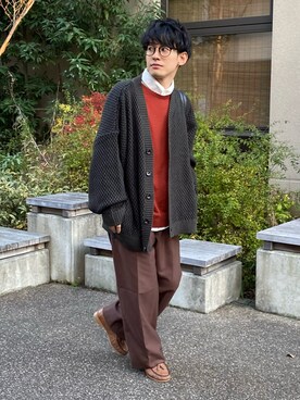 「ender products」｜ゆっきーさん（メンズ・165cm）の秋コーディネート