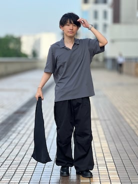 「KLEMAN（クレマン）のアイテム（ブーツ）」を使った、ゆっきーさん（骨格ウェーブ・メンズ・165cm）の夏コーディネート