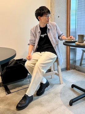 「ごきげんウィーク」｜「アイテム（腕時計）」を使った、ゆっきーさん（メンズ・165cm）の春コーディネート