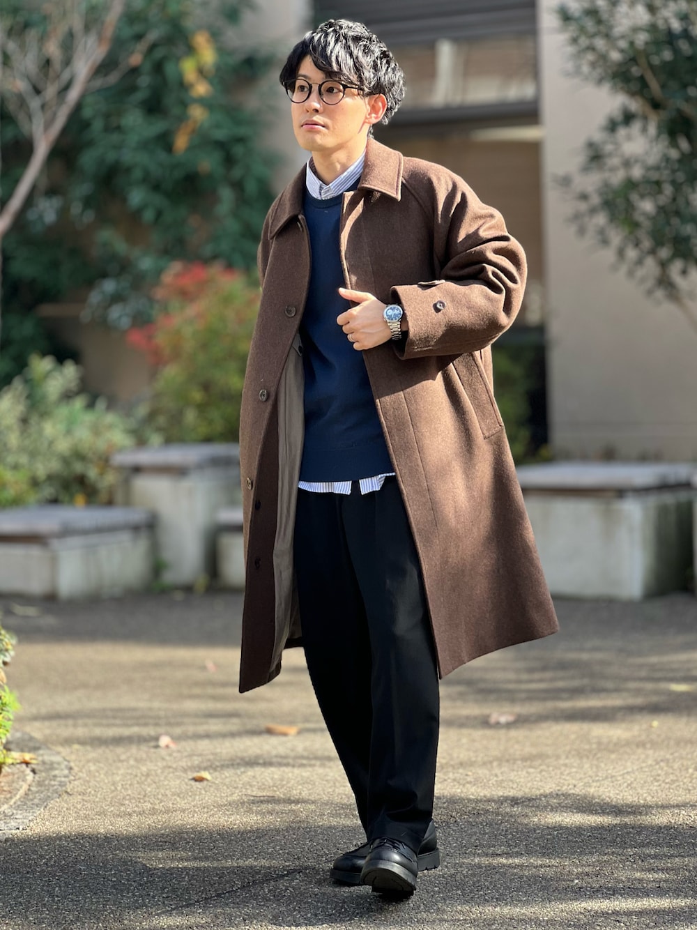 WR TOP MLTN BALMACAAN CMP ALAN (スティーブンアラン) COAT-BOLD