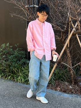 「Branchworks（ブランチワークス）のアイテム」を使った、ゆっきーさん（メンズ・165cm）の春コーディネート