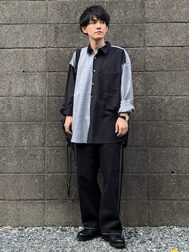 「HYPE（ハイプ）のアイテム（リング）」を使った、ゆっきーさん（メンズ・165cm）の秋コーディネート