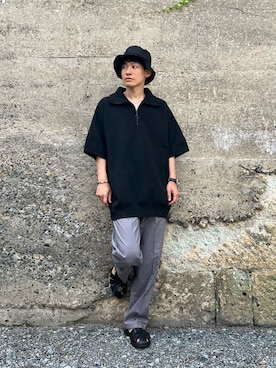 「Like Us（ライクアス）のアイテム」を使った、ゆっきーさん（メンズ・165cm）の夏コーディネート