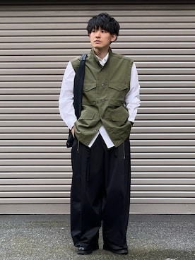 「KLEMAN（クレマン）のアイテム（ブーツ）」を使った、ゆっきーさん（骨格ウェーブ・メンズ・165cm）の春コーディネート