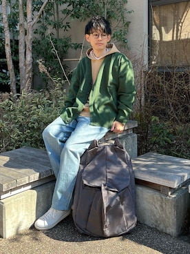 「Branchworks（ブランチワークス）のアイテム」を使った、ゆっきーさん（メンズ・165cm）の春コーディネート