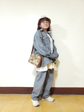「oversize」｜呱呱🍯さん（レディース・152cm）の秋コーディネート