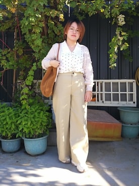 「North Object（ノースオブジェクト）のアイテム」を使った、呱呱🍯さん（レディース・152cm）の秋コーディネート