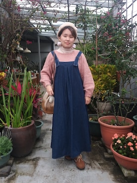 呱呱🍯さん（レディース・152cm）の冬コーディネート