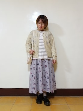 呱呱🍯さん（レディース・152cm）の春コーディネート