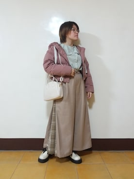 「F i.n.t（フィント）のアイテム（ジャケット/アウター）」を使った、呱呱🍯さん（レディース・152cm）の春コーディネート