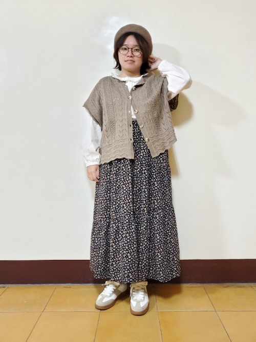 Samansa Mos2（サマンサ モスモス）の「花柄アシメティアード