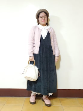 呱呱🍯さん（レディース・152cm）の冬コーディネート