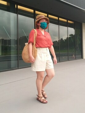 呱呱🍯さん(レディース・152cm)の夏コーディネート