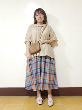 呱呱🍯さん（レディース・152cm）の夏コーディネート