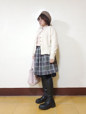 呱呱🍯さん（レディース・152cm）の冬コーディネート