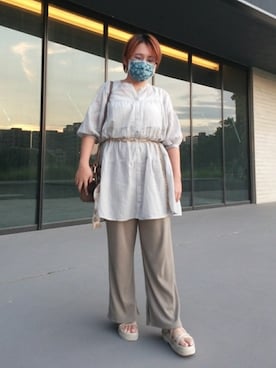 呱呱🍯さん（レディース・152cm）の秋コーディネート