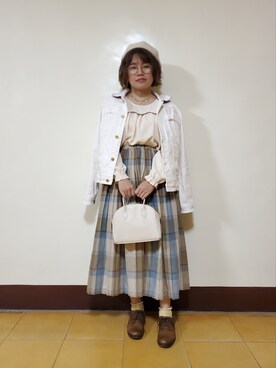 「ロマンチック」｜呱呱🍯さん（レディース・152cm）の春コーディネート