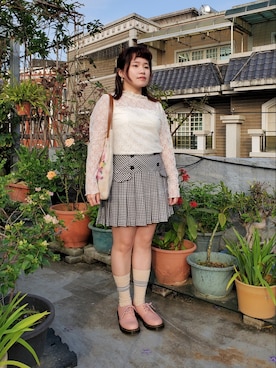 呱呱🍯さん（レディース・152cm）の春コーディネート