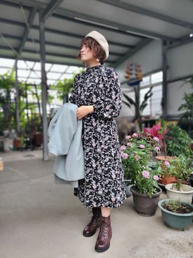 「YECCA VECCA（イェッカヴェッカ）のアイテム（ジャケット/アウター）」を使った、呱呱🍯さん（レディース・152cm）の春コーディネート