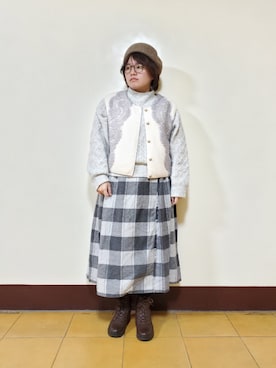 呱呱🍯さん（レディース・152cm）の春コーディネート