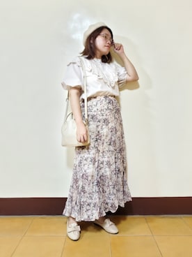 「SLURR（スラ―）のアイテム」を使った、呱呱🍯さん（レディース・152cm）の秋コーディネート