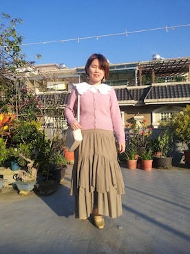 呱呱🍯さん（レディース・152cm）の春コーディネート