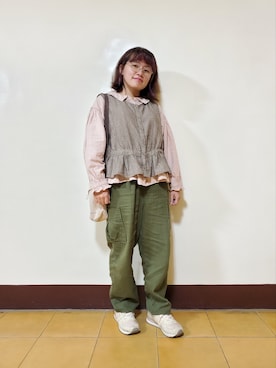 呱呱🍯さん（レディース・152cm）の秋コーディネート