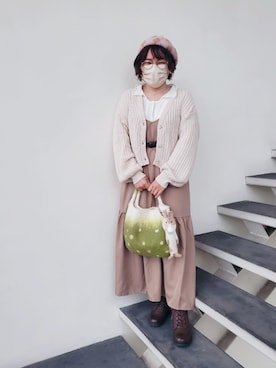 呱呱🍯さん(レディース・152cm)の春コーディネート