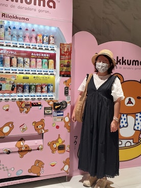 「刺繍」｜「アイテム（アナログ腕時計）」を使った、呱呱🍯さん（レディース・152cm）の秋コーディネート