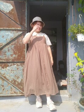 呱呱🍯さん（レディース・152cm）の秋コーディネート