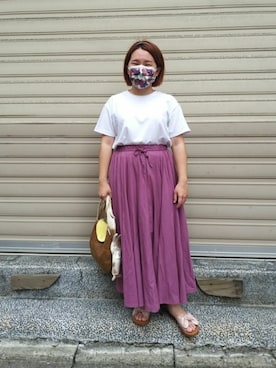 呱呱🍯さん（レディース・152cm）の夏コーディネート