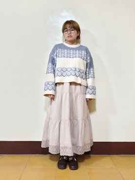 呱呱🍯さん（レディース・152cm）の春コーディネート