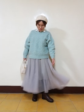 呱呱🍯さん(レディース・152cm)の冬コーディネート