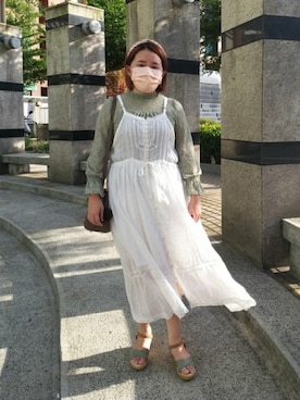 呱呱🍯さん（レディース・152cm）の夏コーディネート