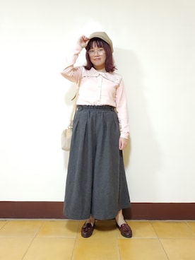 「Scottish House（スコティッシュハウス）のアイテム」を使った、呱呱🍯さん（レディース・152cm）の冬コーディネート