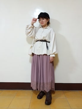 呱呱🍯さん(レディース・152cm)の春コーディネート