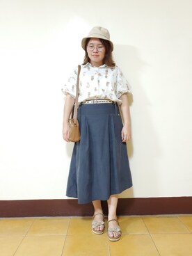 呱呱🍯さん（レディース・152cm）の秋コーディネート