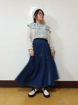 呱呱🍯さん（レディース・152cm）の春コーディネート