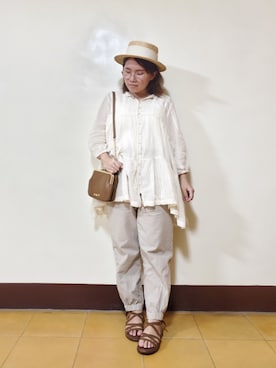 呱呱🍯さん（レディース・152cm）の夏コーディネート