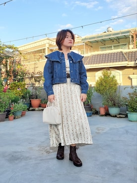 呱呱🍯さん（レディース・152cm）の春コーディネート