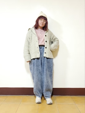 呱呱🍯さん（レディース・152cm）の冬コーディネート