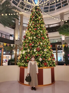 「POU DOU DOU（プードゥドゥ）のアイテム（ワンピース/ドレス）」を使った、呱呱🍯さん（レディース・152cm）の冬コーディネート