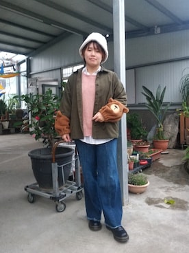 呱呱🍯さん（レディース・152cm）の冬コーディネート