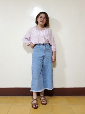 呱呱🍯さん（レディース・152cm）の夏コーディネート