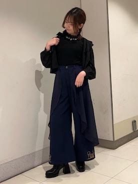 「axes femme POETIQUE（アクシーズファムポエティック）のアイテム（トップス）」を使った、おはぎちゃんさん（骨格ウェーブ・レディース・158cm）の春コーディネート